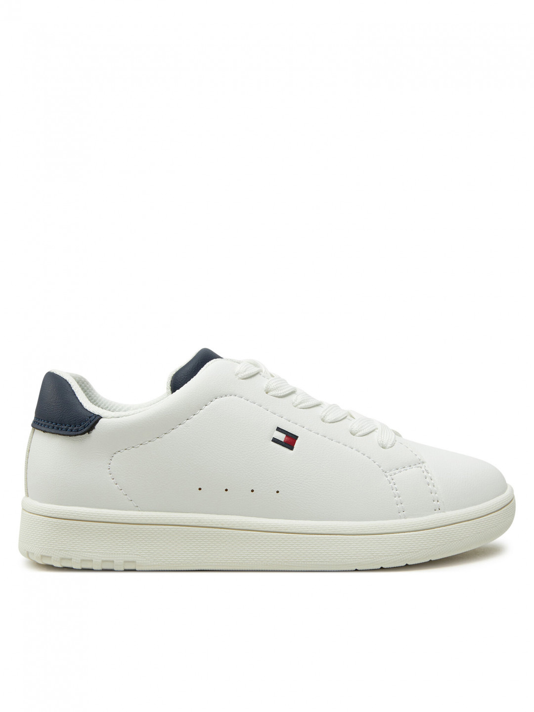 Tommy Hilfiger Sneakersy Low Cut Lace-Up Sneaker T3X9-33848-1355 M Bílá